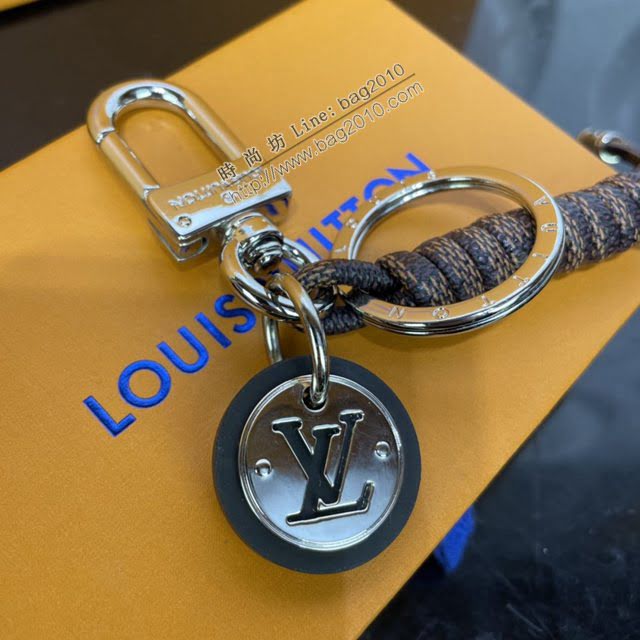 LOUIS VUITTON專櫃新款包包 路易威登LEATHER ROPE鑰匙扣 LV繩結包飾 M67224  ydh4057
